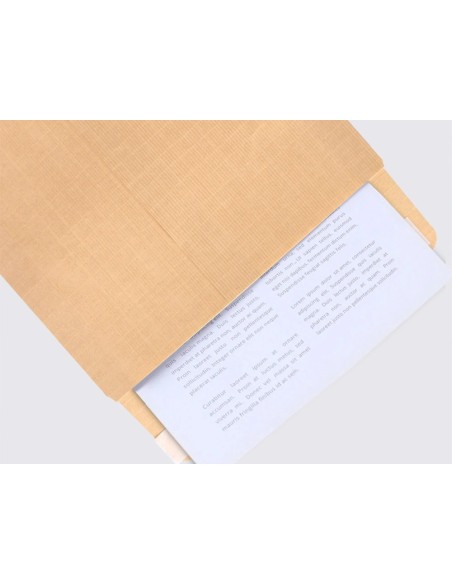 CI | Sobre liderpapel bolsa n.14 kraft b5 176x250 mm tira de silicona caja de 500 unidades