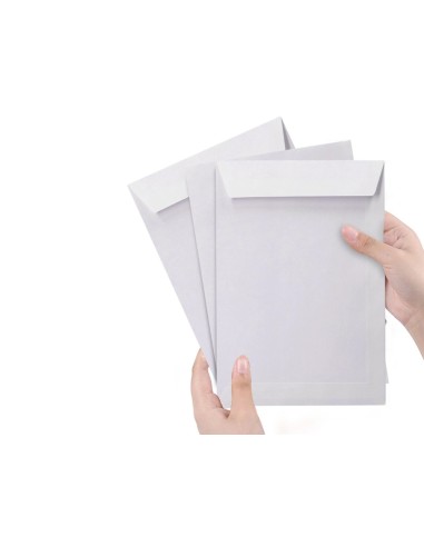 CI | Sobre liderpapel bolsa n.15 blanco b5 176x250 mm tira de silicona caja de 500 unidades