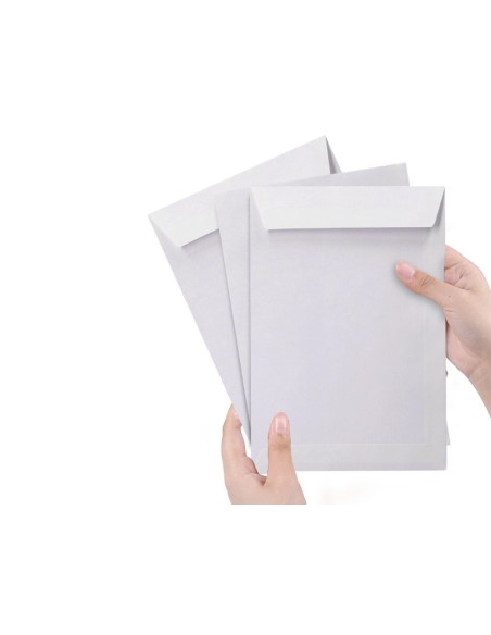 CI | Sobre liderpapel bolsa n.15 blanco b5 176x250 mm tira de silicona caja de 500 unidades