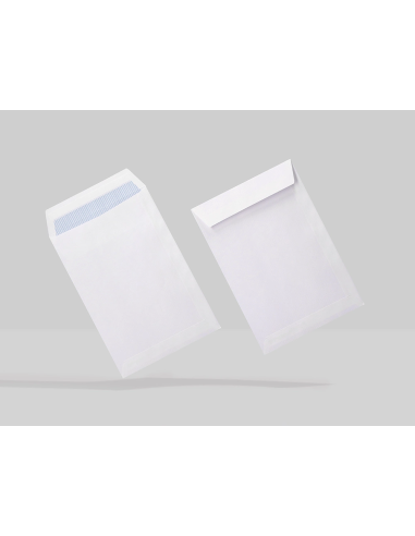 CI | Sobre liderpapel bolsa n.15 blanco b5 176x250 mm tira de silicona caja de 500 unidades