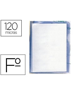 CI | Carpeta dossier uñero plastico q-connect folio 120...