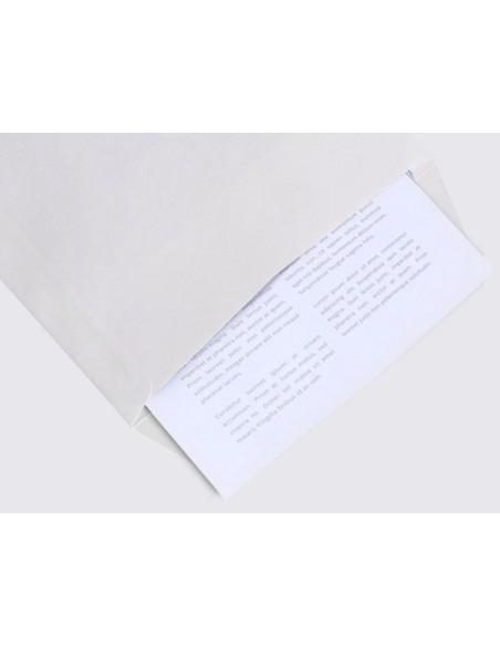CI | Sobre liderpapel bolsa n.15 blanco b5 176x250 mm tira de silicona caja de 500 unidades