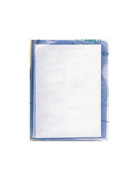 CI | Carpeta dossier uñero plastico q-connect folio 120 micras transparente