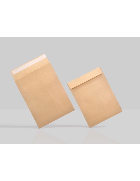 CI | Sobre liderpapel bolsa n.5 kraft din c5 162x229 mm tira de silicona caja de 500 unidades