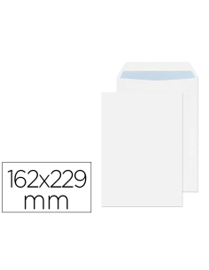 CI | Sobre liderpapel bolsa n.16 blanco c5 162x229 mm...