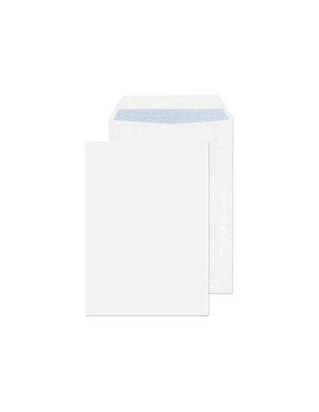 CI | Sobre liderpapel bolsa n.16 blanco c5 162x229 mm tira de silicona caja de 500 unidades