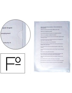 CI | Carpeta dossier uñero plastico q-connect 180 mc...