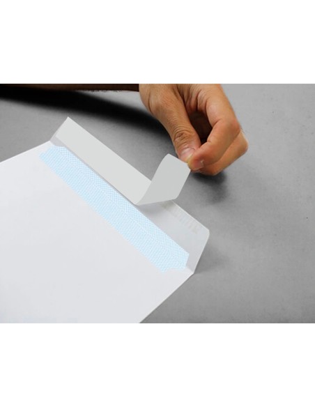 CI | Sobre liderpapel bolsa n.16 blanco c5 162x229 mm tira de silicona caja de 500 unidades