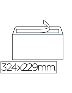 CI | Sobre liderpapel n.14 blanco din c4 229x324 mm tira...