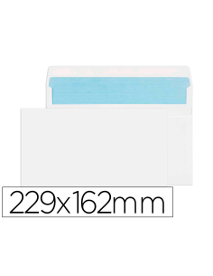 CI | Sobre liderpapel n.11 blanco din c5 162x229 tira de...
