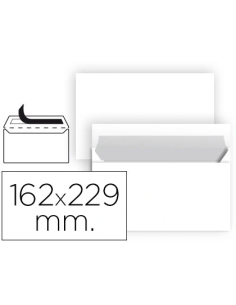 CI | Sobre liderpapel n 11 blanco din c5 162x229 mm tira...