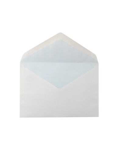 CI | Sobre liderpapel n.10 blanco oficio prolongado 145x200mm engomado solapa de pico caja de 500 unidades