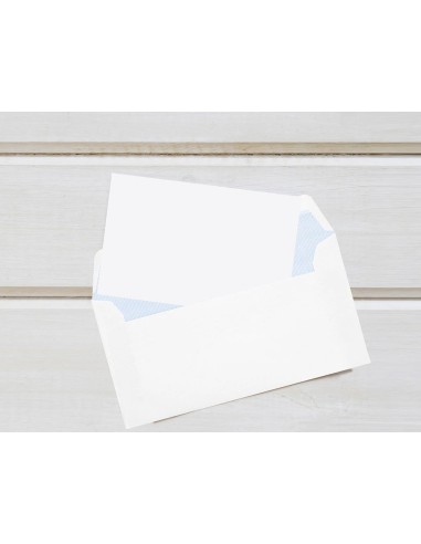 CI | Sobre liderpapel n 2 blanco din americano 110x220 mmtira de silicona paquete de 25 unidades