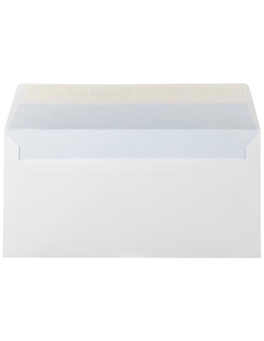 CI | Sobre liderpapel n 5 blanco americano 115x225 mm tira de silicona paquete de 25 unidades