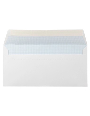 CI | Sobre liderpapel n.9 blanco comercial normalizado 120x176mm tira de silicona caja de 500 unidades