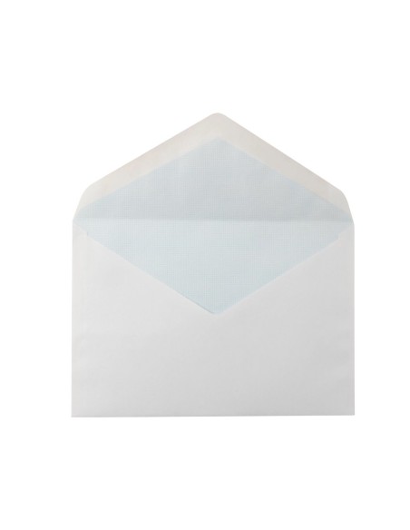 CI | Sobre liderpapel n.7 blanco comercial normalizado 120x176mm engomado caja de 500 unidades
