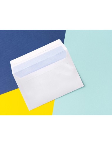 CI | Sobre liderpapel n 9 blanco comercial normalizado 120x176 mm tira de silicona paquete de 25 unidades