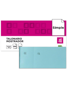 CI | Talonario liderpapel mostrador 50x110 mm tl08...