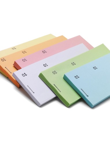 CI | Talonario liderpapel mostrador 60x145 mm tl03 celeste con matriz