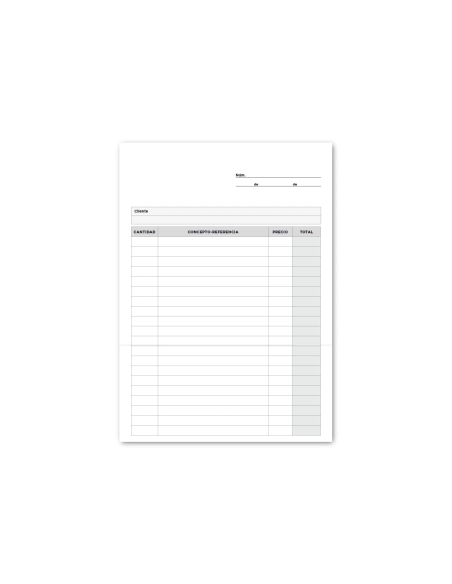 CI | Talonario liderpapel multiusos cuarto original y copia t299