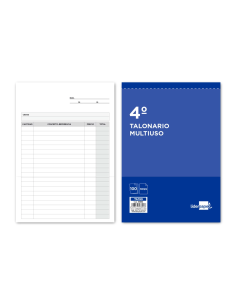 CI | Talonario liderpapel multiusos cuarto original t199