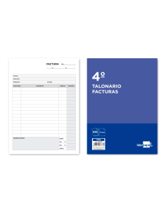 CI | Talonario liderpapel facturas cuarto -con iva- 116