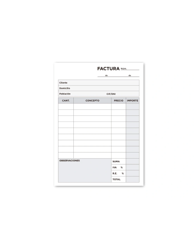 CI | Talonario liderpapel facturas 8º original...