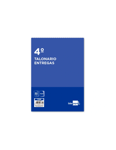 CI | Talonario liderpapel entregas cuarto original y 2 copias t326