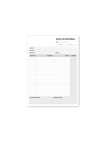 CI | Talonario liderpapel entregas cuarto original t126
