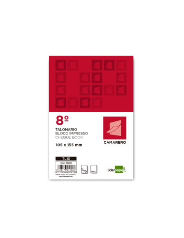 CI | Talonario liderpapel camarero 8º original y copia tl13