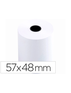 CI | Rollo sumadora termico 57 mm ancho x 48 mm diametro...