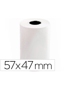 CI | Rollo sumadora termico q-connect 57 mm ancho x 47mm...