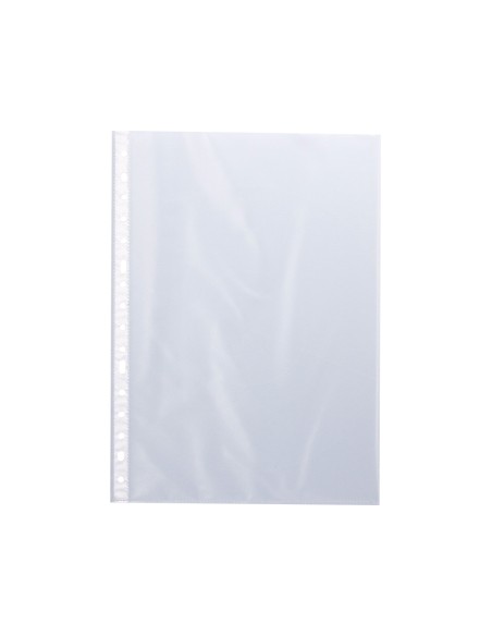 CI | Funda multitaladro q-connect folio 120 mc cristal caja de 100 unidades