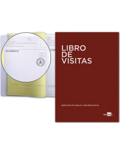 CI | Libro liderpapel din a4 100 h registro de visitas de...