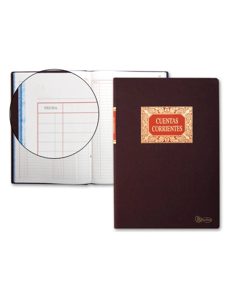 CI | Libro miquelrius folio 100 h. -cuentas corrientes -debe haber y saldo