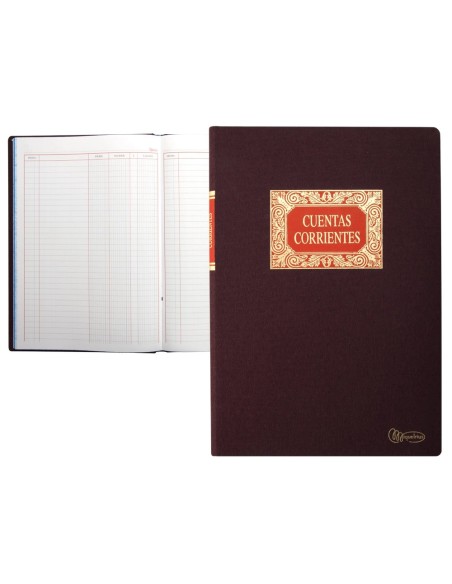 CI | Libro miquelrius folio 100 h. -cuentas corrientes -debe haber y saldo