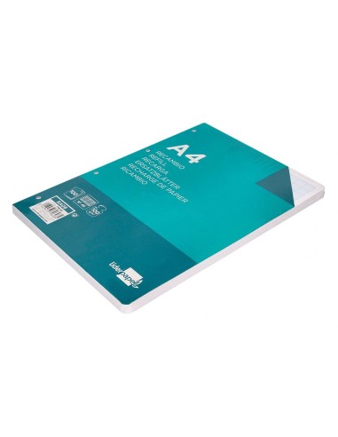 CI | Recambio liderpapel a4 100 hojas 100 g/m2 rayado nº 46 4 taladros