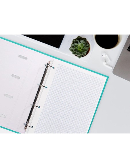 CI | Recambio liderpapel a4 100 hojas 100 g/m2 rayado nº 46 4 taladros