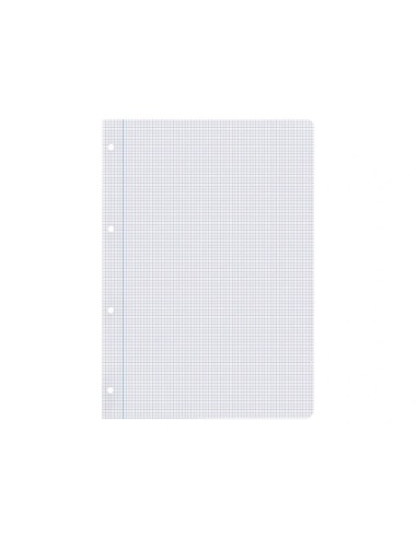 CI | Recambio liderpapel a4 100 hojas 100g/m2 cuadro 3mm con margen 4 taladros