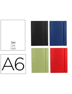 CI | Libreta liderpapel simil piel a6 120 hojas 70g/m2...