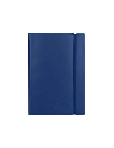 CI | Libreta liderpapel simil piel a6 120 hojas 70g/m2 indice azul