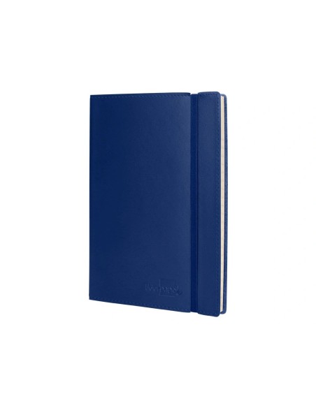 CI | Libreta liderpapel simil piel a6 120 hojas 70g/m2 indice azul