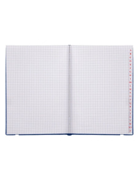 CI | Libreta liderpapel simil piel a6 120 hojas 70g/m2 indice azul