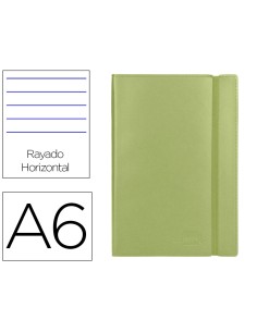 CI | Libreta liderpapel simil piel a6 120 hojas 70g/m2...