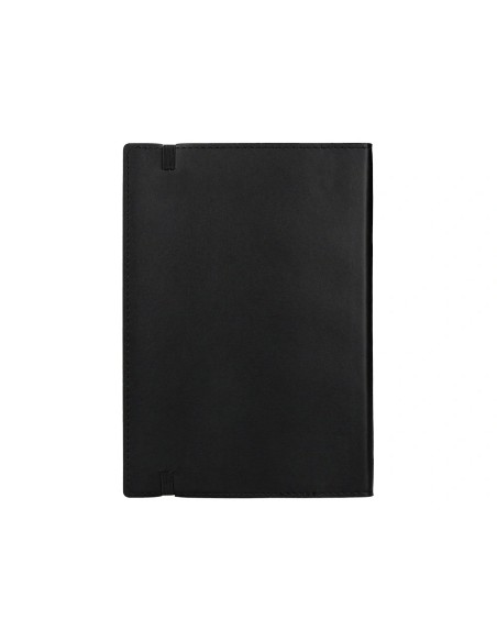 CI | Libreta liderpapel simil piel a6 120 hojas 70g/m2 horizontal sin margen negro