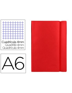 CI | Libreta liderpapel simil piel a6 120 hojas 70g/m2...