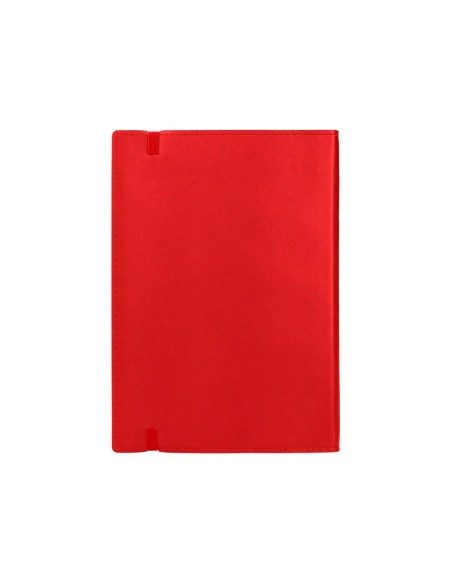 CI | Libreta liderpapel simil piel a6 120 hojas 70g/m2 cuadro 4mm sin margen rojo