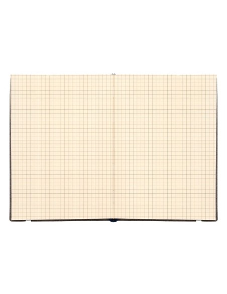 CI | Libreta liderpapel simil piel a6 120 hojas 70g/m2 cuadro 4mm sin margen negro