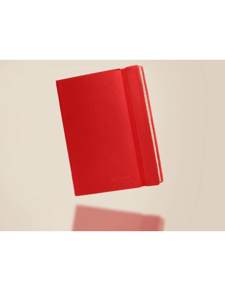 CI | Libreta liderpapel simil piel a5 120 hojas 70g/m2 horizontal sin margen rojo