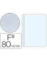 CI | Funda multitaladro esselte folio polipropileno 80 mc 16 taladros piel de naranja caja de 100 unidades
